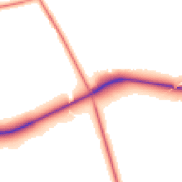 Daytime road noise heatmap for CA8 2QT