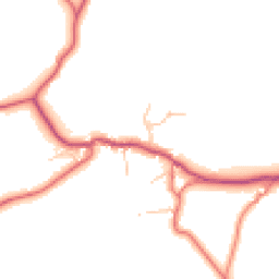 Daytime road noise heatmap for CA8 7BN