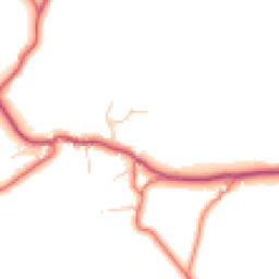 Daytime road noise heatmap for CA8 7DP