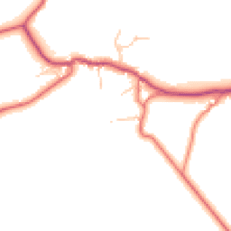Daytime road noise heatmap for CA8 7DX