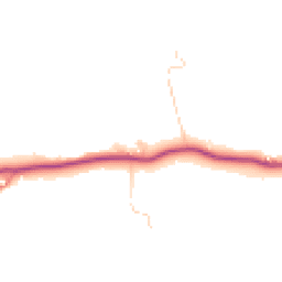 Daytime road noise heatmap for CA8 7EJ