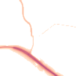 Night-time road noise heatmap for CA8 7HD