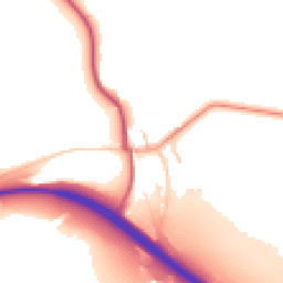 Daytime road noise heatmap for CA8 7HE