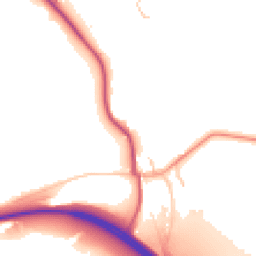 Daytime road noise heatmap for CA8 7HJ