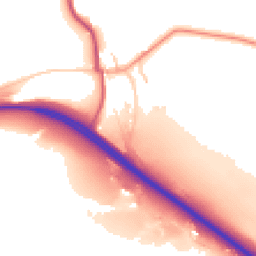 Daytime road noise heatmap for CA8 7HP