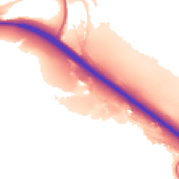 Daytime road noise heatmap for CA8 7JF