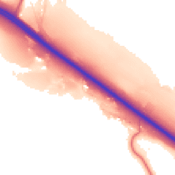 Daytime road noise heatmap for CA8 7JL