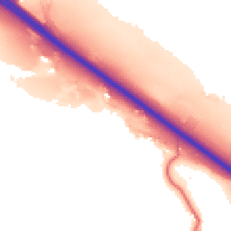 Daytime road noise heatmap for CA8 7JN