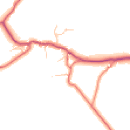 Daytime road noise heatmap for CA8 7TF