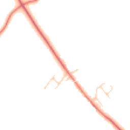 Daytime road noise heatmap for CA8 9AF