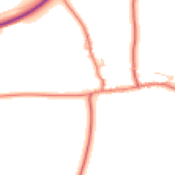 Daytime road noise heatmap for CA8 9HL