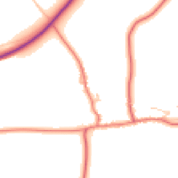 Daytime road noise heatmap for CA8 9HN