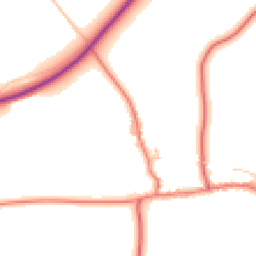 Daytime road noise heatmap for CA8 9HW