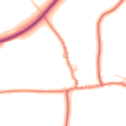 Daytime road noise heatmap for CA8 9HX