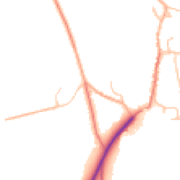 Daytime road noise heatmap for CA9 3AA