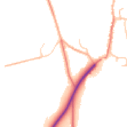 Daytime road noise heatmap for CA9 3AB