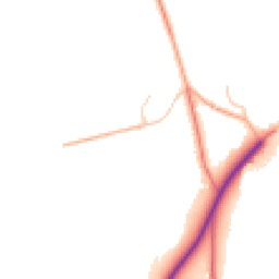 Daytime road noise heatmap for CA9 3AS