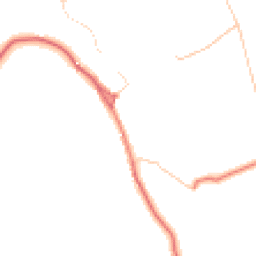 Daytime road noise heatmap for CA9 3DZ