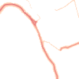 Daytime road noise heatmap for CA9 3EB
