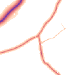 Daytime road noise heatmap for CA9 3EL
