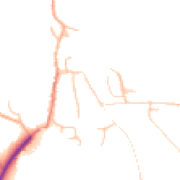 Daytime road noise heatmap for CA9 3SF