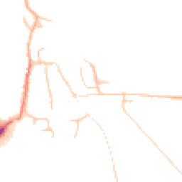 Daytime road noise heatmap for CA9 3SP