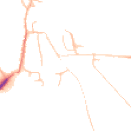 Daytime road noise heatmap for CA9 3UB