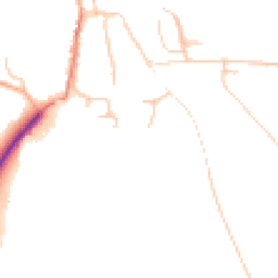 Daytime road noise heatmap for CA9 3UG