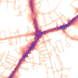 Daytime road noise heatmap for CB1 1BX