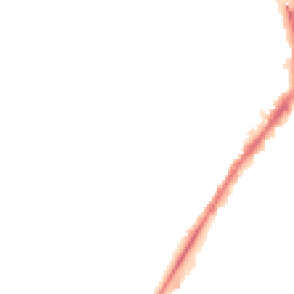 Night-time road noise heatmap for CB1 1JY