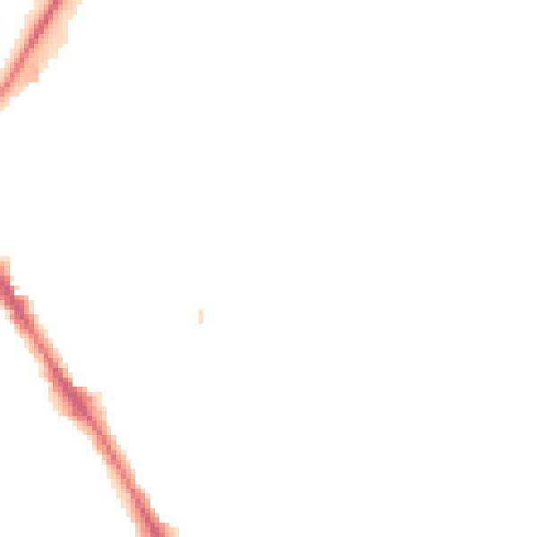 Night-time road noise heatmap for CB1 2BY