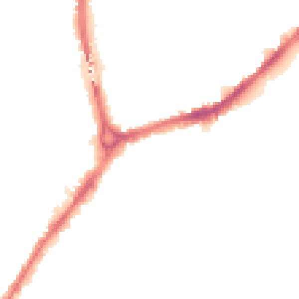 Night-time road noise heatmap for CB1 2QP