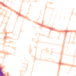 Daytime road noise heatmap for CB1 3LZ