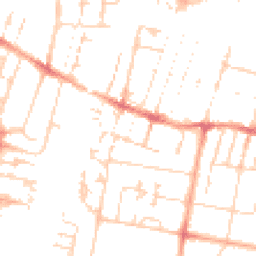 Daytime road noise heatmap for CB1 3NB