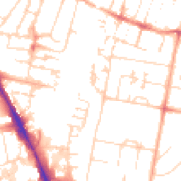 Daytime road noise heatmap for CB1 3PG