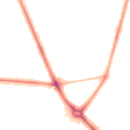 Night-time road noise heatmap for CB1 7SU