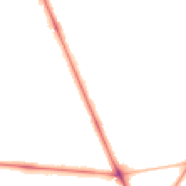 Night-time road noise heatmap for CB1 7XE