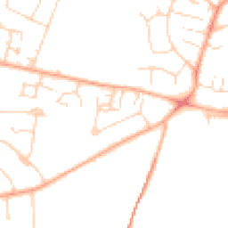 Daytime road noise heatmap for CB1 8DT
