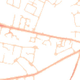 Daytime road noise heatmap for CB1 8EE