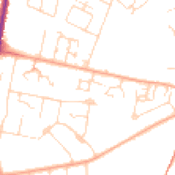 Daytime road noise heatmap for CB1 8EF