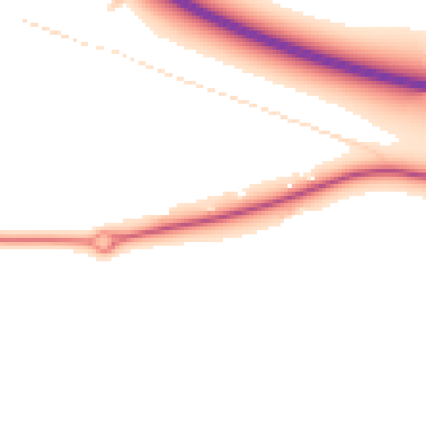 Night-time road noise heatmap for CB1 9AT