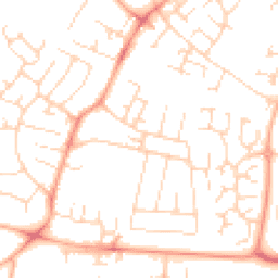 Daytime road noise heatmap for CB1 9EL