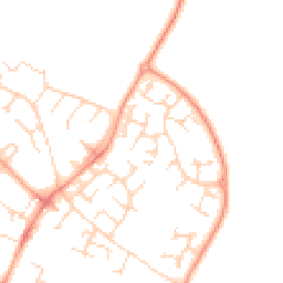 Daytime road noise heatmap for CB1 9GT