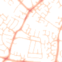 Daytime road noise heatmap for CB1 9JH