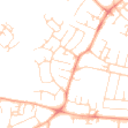 Daytime road noise heatmap for CB1 9JS