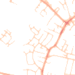 Daytime road noise heatmap for CB1 9LY