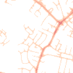 Daytime road noise heatmap for CB1 9LZ