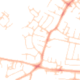 Daytime road noise heatmap for CB1 9PQ