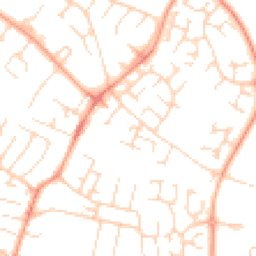 Daytime road noise heatmap for CB1 9YE