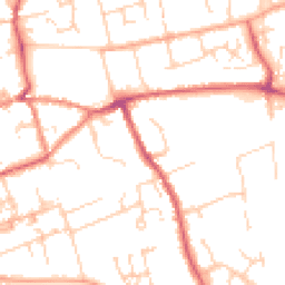 Daytime road noise heatmap for CB11 3AA